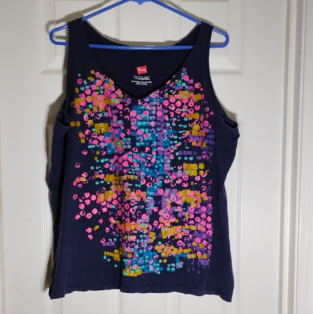 Tank Top Hanes live.love.color Women's 2X